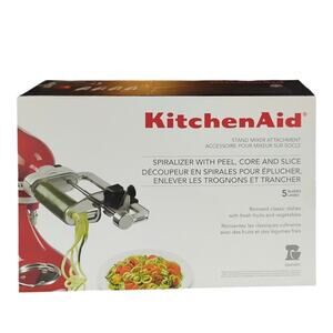 KitchenAid Spiralizer Stand Mixer Attachments Peel Core Slice 5 Blade KSM1APC
